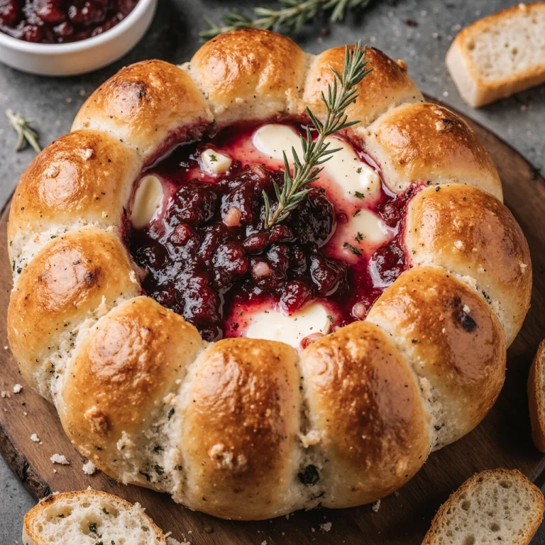 Camembert-Cranberry-Bread-Bowl