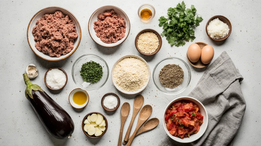 Eggplant-meatballs