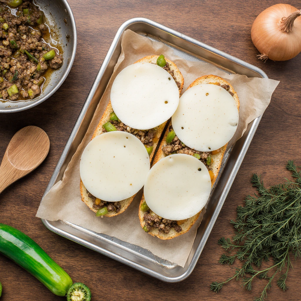 Cheesesteak-Garlic-Bread