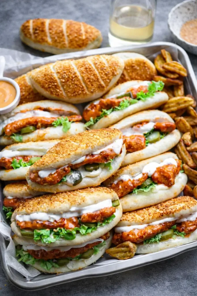 Cheesy-Sandwiches-with-Dynamite-Chicken