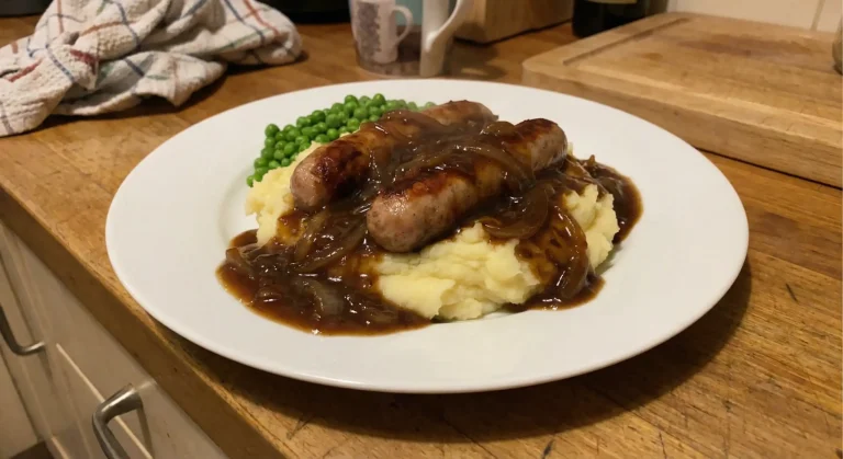 Onion Gravy for Bangers and Mash (British-Style, Easy & Rich)