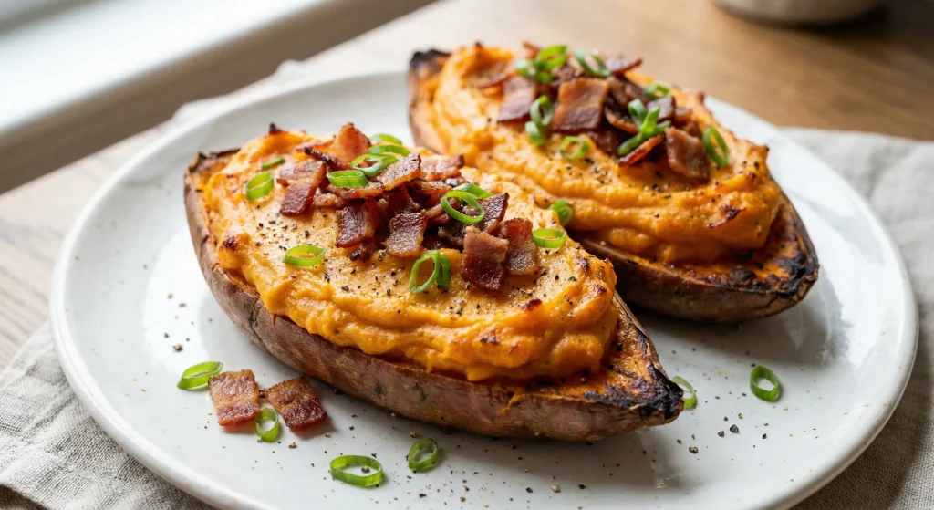 loaded-twice-baked-sweet-potatoes
