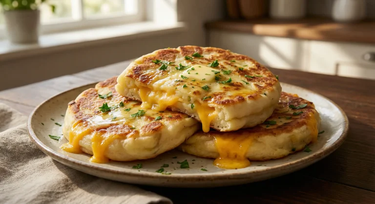 Soft Potato and Cheese Flatbread Recipe 