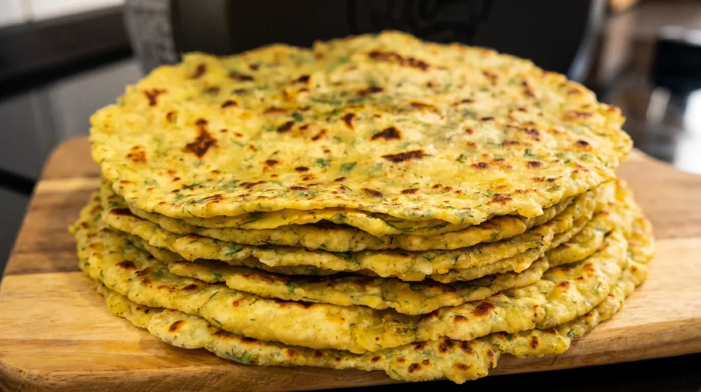 Potato and Kashar Cheese Lava cooked in a pan with melted cheese inside