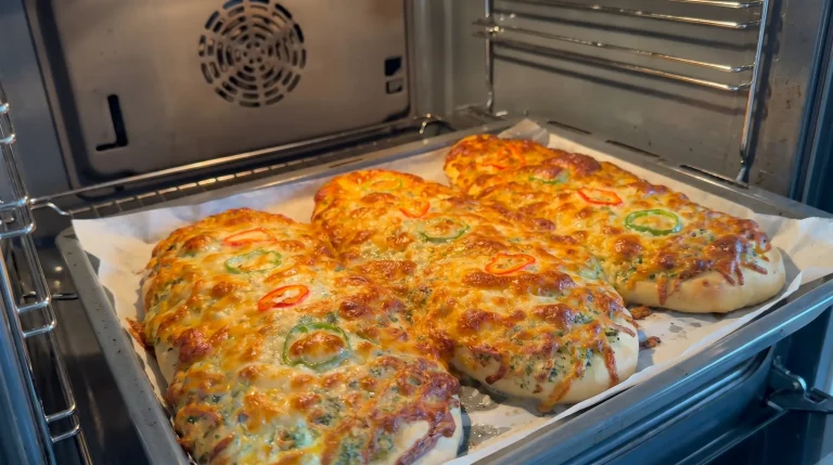 Garlic Bread with Kashar Cheese (Soft Inside, Crispy Outside)