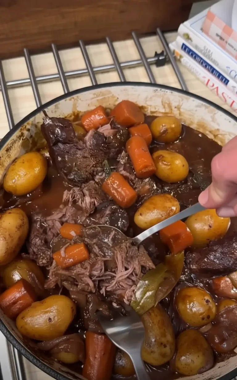 Slow Braised Beef with Potatoes & Carrots (Easy Recipe)