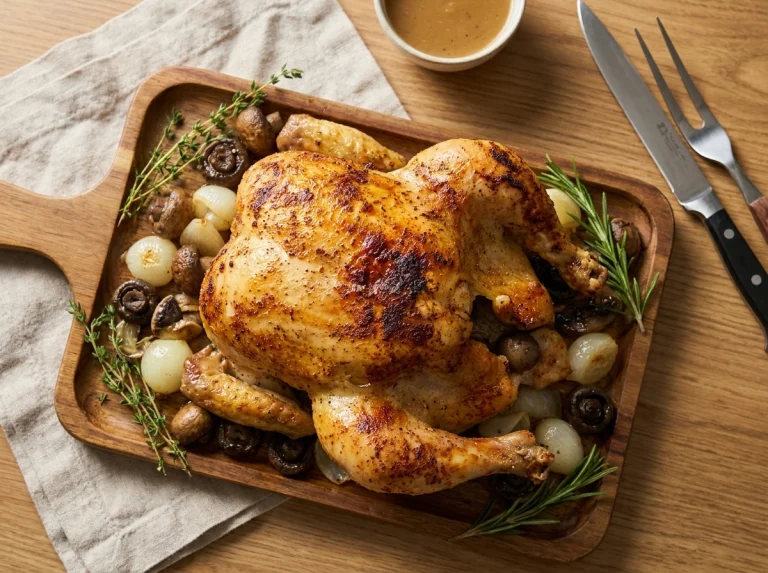 Juicy Roasted Chicken Recipe