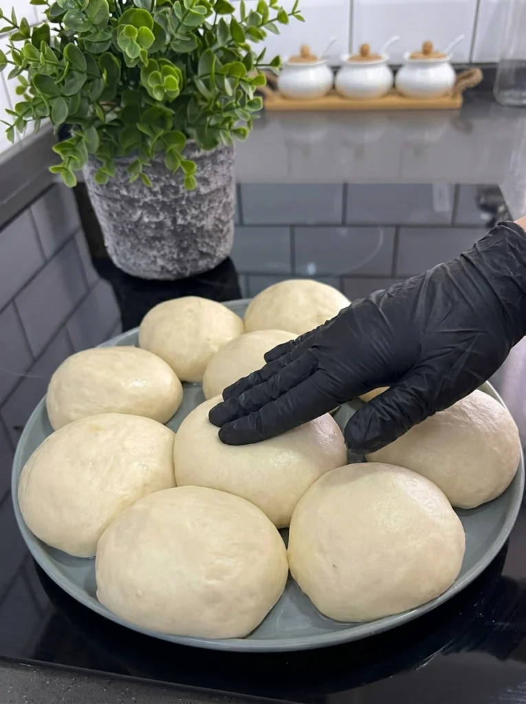 Preparing homemade dough for wild pides recipe